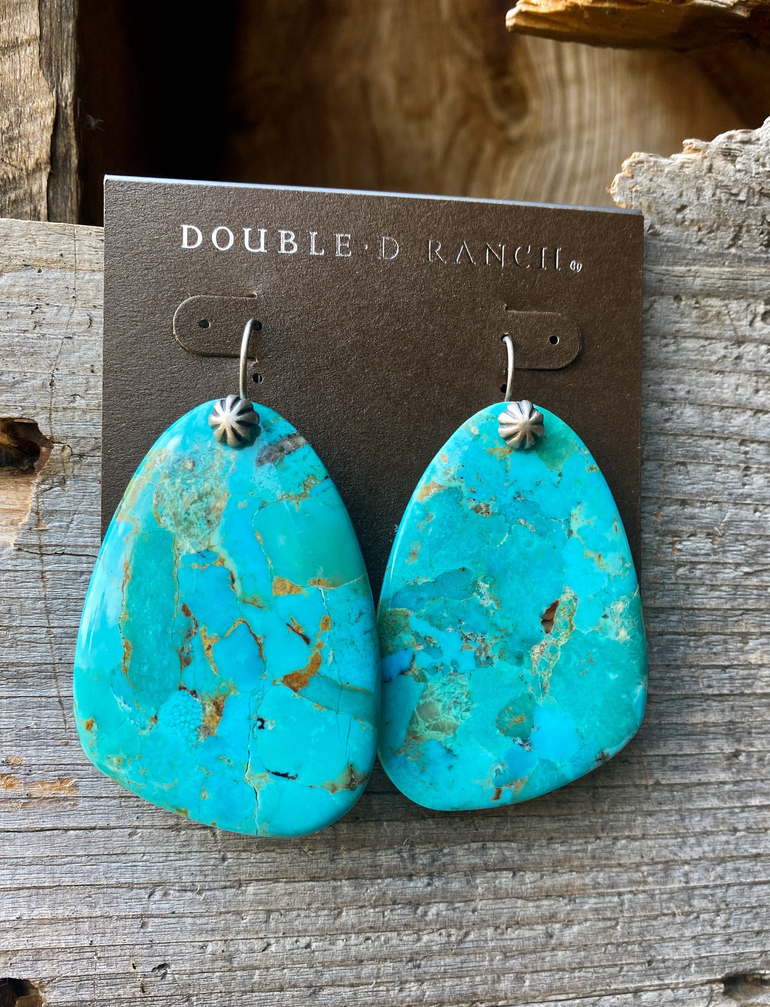 The Canyon Turquoise Slab Earrings