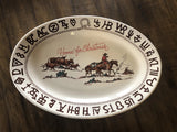 Home For Christmas Oval Platter
