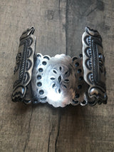 The Ada Hand Stamped Sterling Cuff