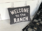 Welcome to the Ranch Western Accent Pillow