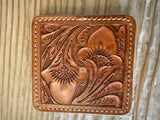 Leather Hand Tooled Coasters