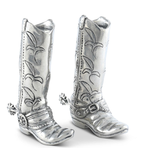 Pewter Cowboy Boot Salt & Pepper Set