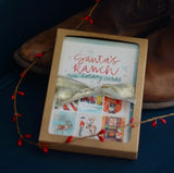 Santa's Ranch Western Christmas Card Set