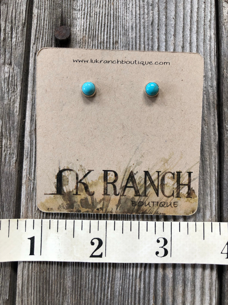 The Bitsy Turquoise Stud Earrings