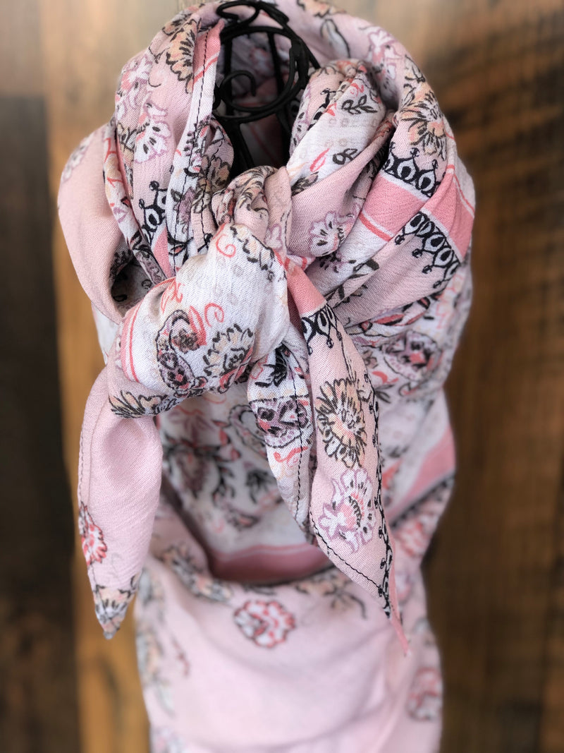 Who Loves Pink Wild Rag Scarf