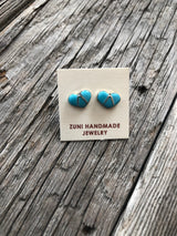 Oh My Heart Turquoise Inlay Earrings