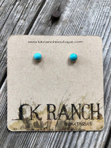 The Bitsy Turquoise Stud Earrings