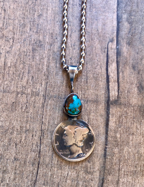 The Liberty Turquoise Pendant Necklace